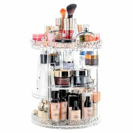 Organizador de maquillaje giratorio 360 grados